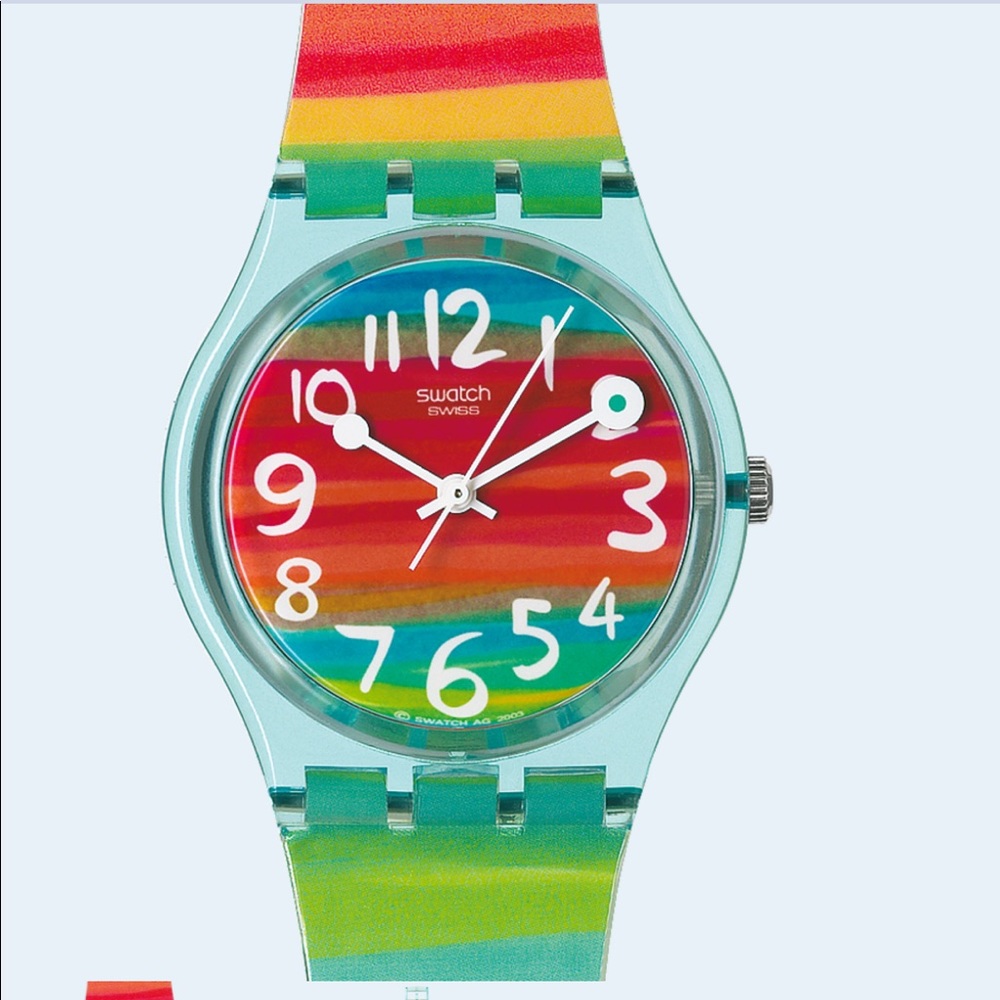 Swatch Color The Sky Rainbow Watch PRIDE
